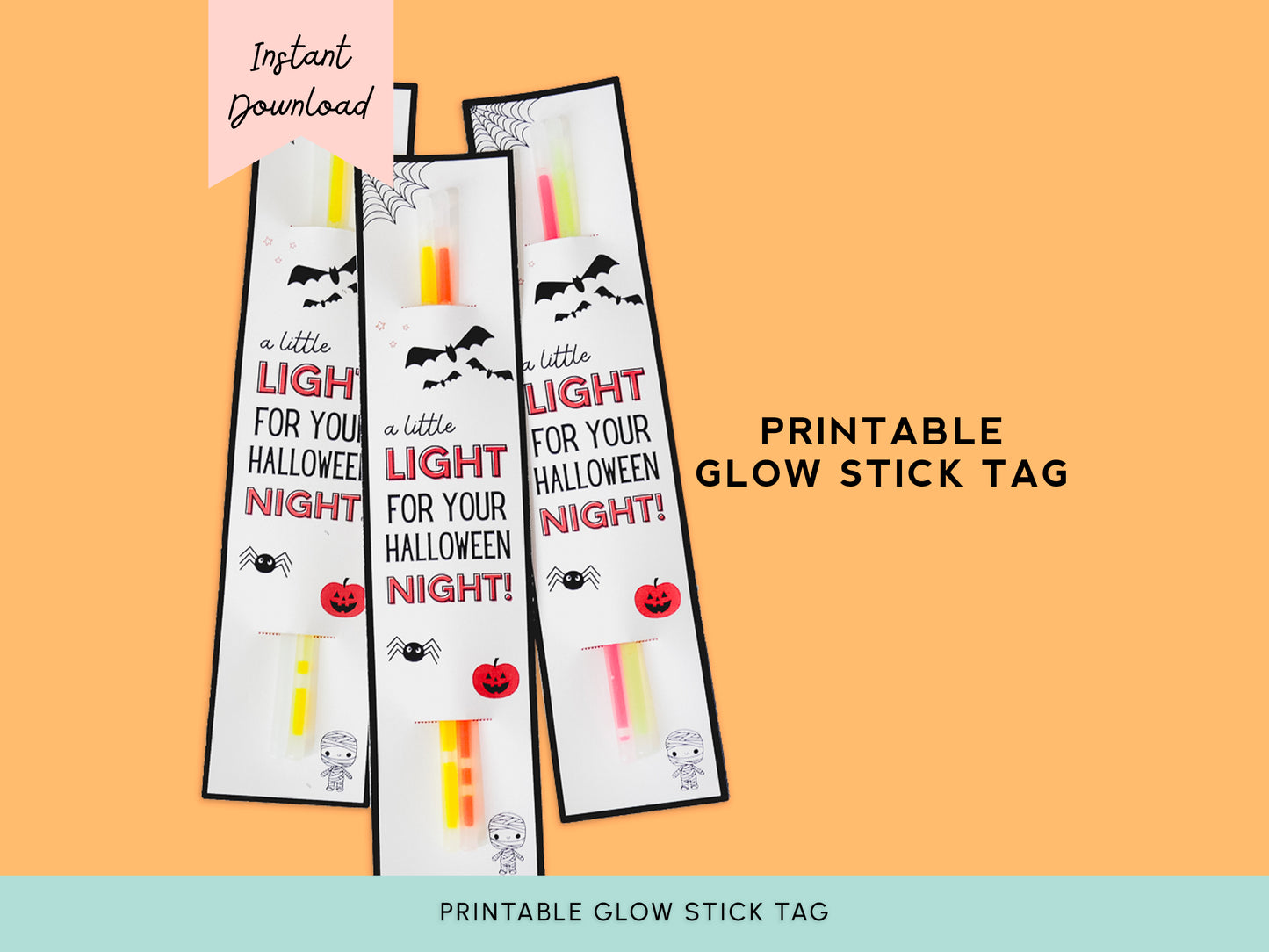Little Light Halloween Glow Stick Printable