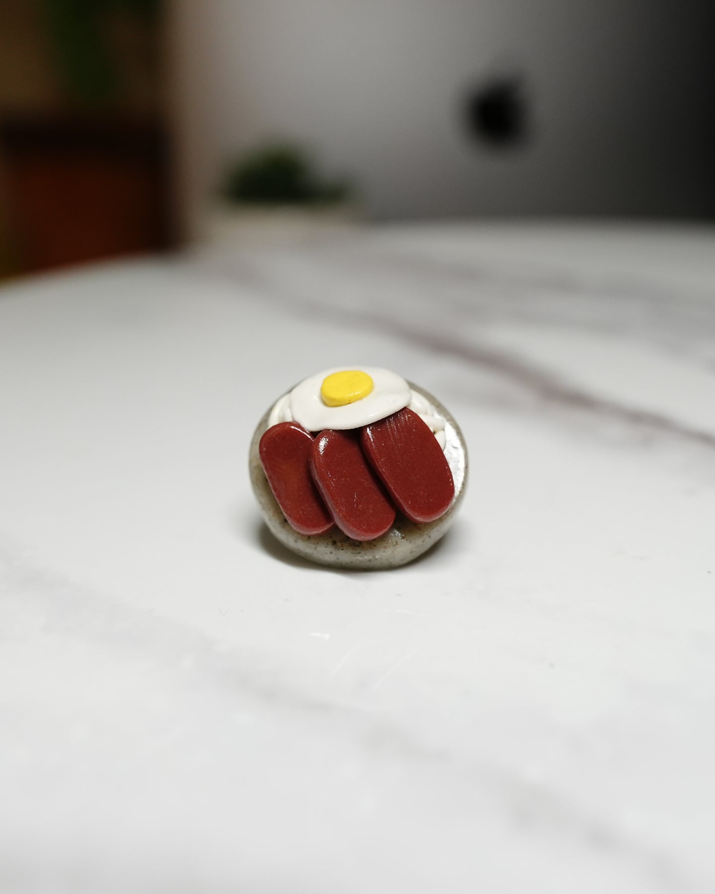 Spam and Eggs Shoe Charm