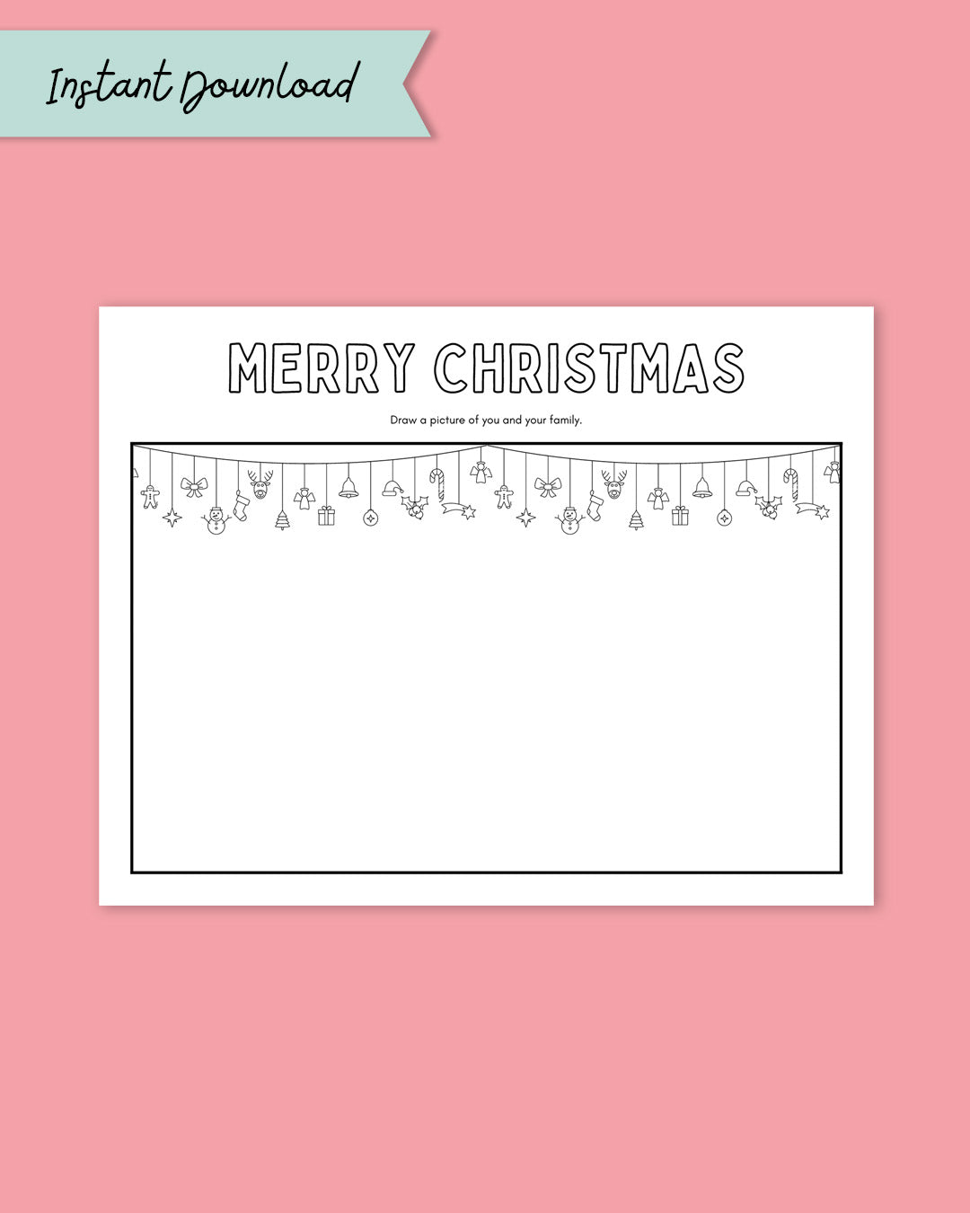 Christmas Activity Placemat
