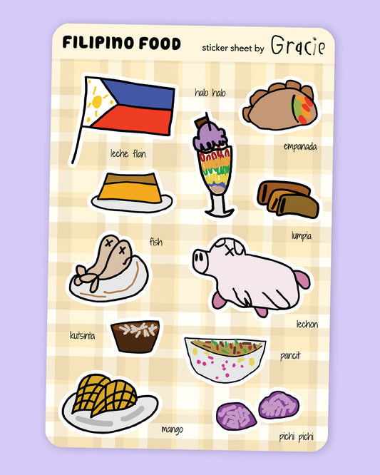 Filipino Food Sticker Sheet