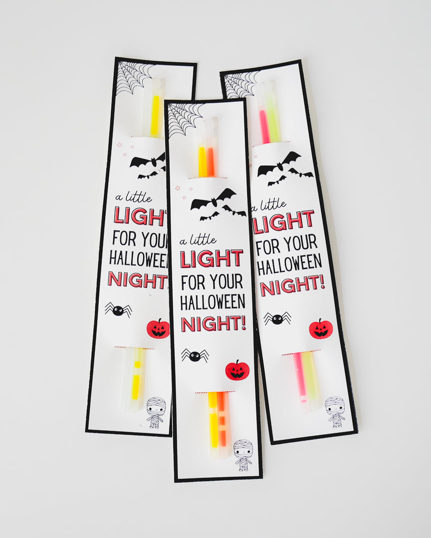 Little Light Halloween Glow Stick Printable